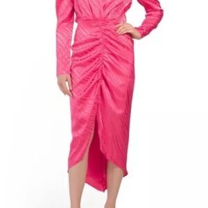 Ronny Kobo Collection Pink Astrid Dress -Long Sleeve Dress